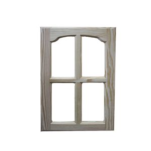 Cupboard Door 4 Fril Wth Glass 5 16 1/2x27 In 1 Each CD1120