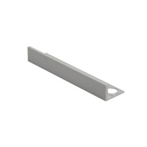 Genesis Aps America Pvc Straight Tile Edge Trim  10x10 Mm - 2.5 M Grey 1 Each ES