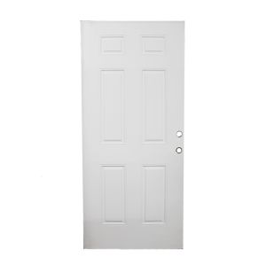 Jeld Wen Residential Steel Door 6 Panel  36x80 In 1 Each H7674 82306
