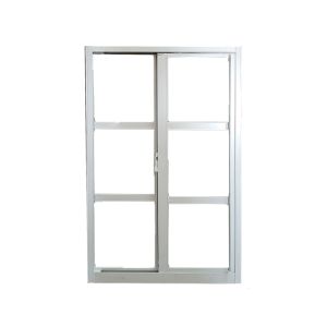 Kendra's Glider Window Colonial Design 24x36 In WxH White 1 Each WGWCD 24X36