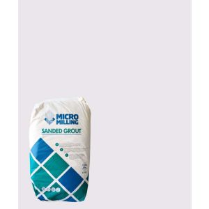 Micro Milling Sanded Grout  25lb White 1 Each