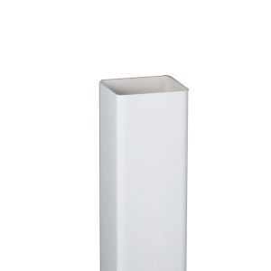 EIG Group Trinidad Pvc Square Down Pipe  3 In x 13 Ft White 1 Length 1 Ec 800202