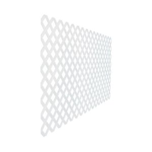 Supply House Classic Diamond Lattice 48 x 96 In White 1 Each TB1000