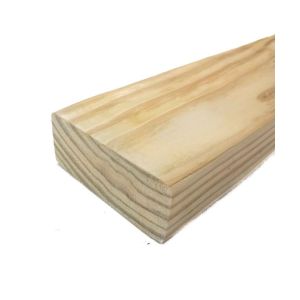Yellow Pine Treated Dressed Lumber 2x4 In x 18 Ft 1 Each