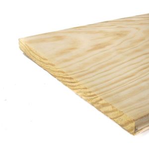 Treated Rough Yellow Pine 1x12 In x 14 Ft 1 Each