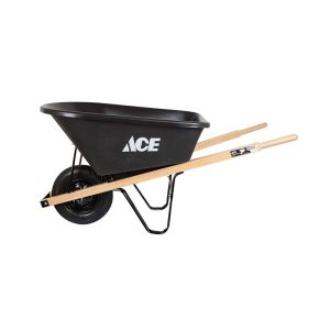 Ace Residential Poly Wheel Barrow 6 Cft Black 1 Eack 7331739