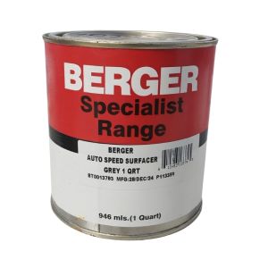 Berger Specialist Range Auto Speed Surfacer Grey 946ml (1 Quart)