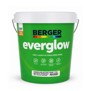 Berger Everglow Accent Base Paint 1 Gl White 1 Each