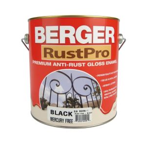 Berger Rust Pro Paint 1 Gl Black 1 Each P114025