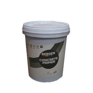 Berger Concrete Primer 5 Gl White 1 Each F1074W10000G
