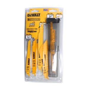 DeWalt Bi-Metal Reciprocating Saw Blade Set Multi TPI 10 pk 1 Ea 2392447