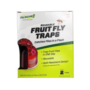 RESCUE! Reusable Fruit Fly Traps 1 Ea 7599624