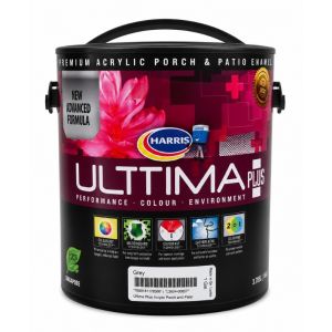 Harris Ultima Adv Porch & Patio Floor Paint 1 Gl Gray 1 Each 12/0548-008-155