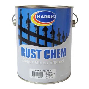 Harris Rust Chem Paint 1 Gl Mandarin Red 1 Each 13/1302-008-225