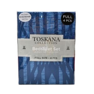 Toskana Collection Full Size Bedsheet Set – 4 Pcs