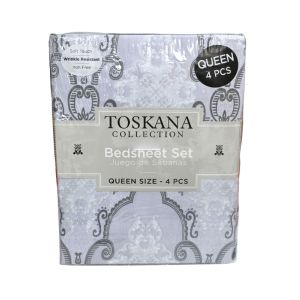 Queen Size Bedsheet Set -4-Piece