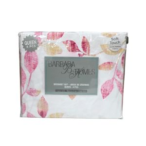 Barbara Homes Queen Size Bedsheet Set 4pcs
