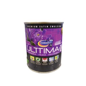 Harris Ultima Plus Satin Emulsion 1  Qt Bright White 1 Each 12/0432-006-001