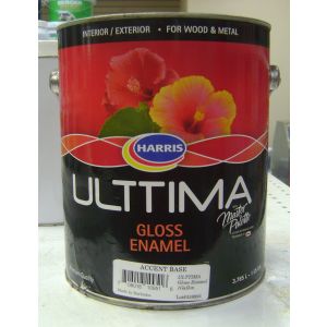 Harris Ultima Plus Gloss Enamel Accent Base White 1 Gallon