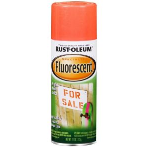 Ace Rustoleum Flourescent Spray Paint 11 Oz Red - Orange 1 Each 1001091