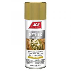 Ace Metallic Spray Paint 11 Oz Gold Plate 1 Each 11655