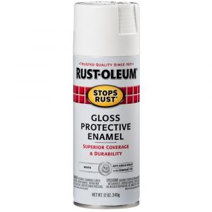 Ace Rustoleum Gloss Protective Enamel Spray Paint 12 Oz White 1 Each 11899