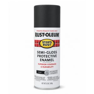 Rustoleum Semi Gloss Protective Enamel Spray Paint 12 Oz Black 1 Each 1
