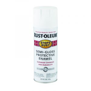 Ace Rustoleum Semi Gloss Protective Enamel Spray Paint 12 Oz White 1 Each  12190
