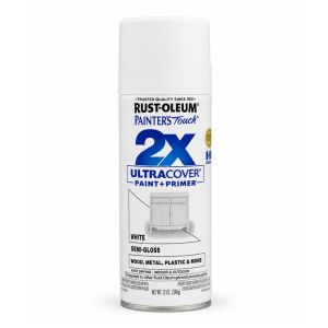 Rustoleum Painter's Touch 2 X Semi Gloss Spray Paint 12 Oz White 1 Each