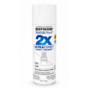 Ace Intl Rustoleum Painter's Touch 2 X Gloss Spray Paint 12 Oz White 1 Each 1395