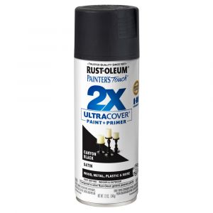 Ace Rustoleum Painter's Touch 2 X Gloss Spray Paint 12 Oz Black 1 Each 249122