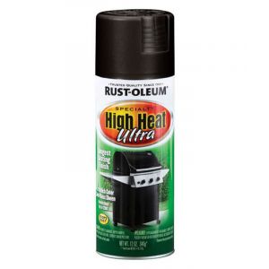 Ace Rustoleum Specialty High Heat Ultra Semi Gloss Enamel Spray Paint 12 Oz Blk