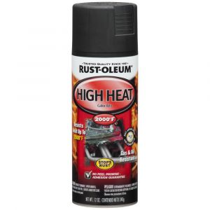 Ace Rustoleum Automotive High Heat Flat Spray Paint 12 Oz Flat Black 1 Ec 248903