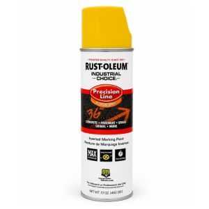 Rust-Oleum Industrial Choice Precision Line Marking Paint Yellow 17 oz