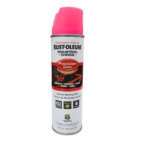 Rust-Oleum Industrial Choice Fluorescent Pink Inverted Marking Paint 17 oz