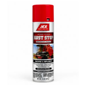 Ace Rust Stop Spray Paint Int'l Red 15oz 17134
