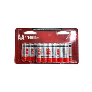 Ace Alkaline AA Batteries – 16 Pack