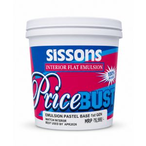 Sissons Price Buster Flat Emulsion Pastel 1 Ea 1Qt
