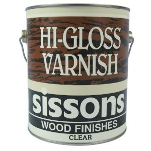 Sissons Varnish Hi-Gloss 1 Gl Clear 1 Each S3302-02-05G