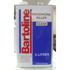 Bartoline Woodworm Killer – Clear (5 Litres)