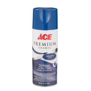 Ace Premium Gloss Royal Blue Paint + Primer Enamel Spray 12 oz 1 Each 1196427