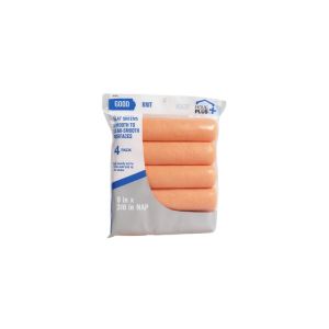 Home Plus Good Knit Paint Roller Cover 4 pk 9