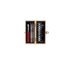 Ace Intl Fixed Blade Hobby Knife Set 13s 10 Oz Silver 1 Each 2025021