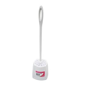 Toilet Bowl Brush with Holder – White