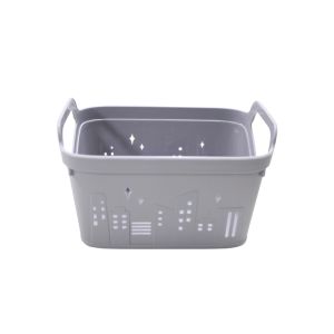 Storage Basket – 188 × 125 × 120 mm, Grey