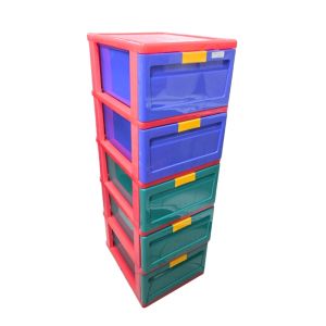 5 Tiers Knockdown Cabinet- MULTI COLOR