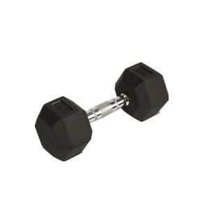 10 Kg Hexagon Black Rubber DB 1 Each