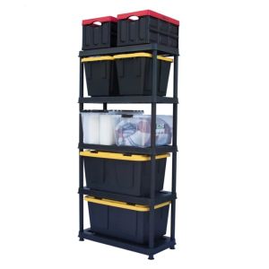 Storage Rack Industrial 5-Tier 123.8×47.6 cm – Heavy-Duty
