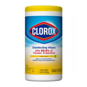 Clorox Disinfecting Wipes Crisp Lemon 75 Count
