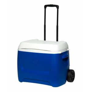 Mays Cooler Wth Wheel 60 Qt Blue 1 Each 717-00034336
